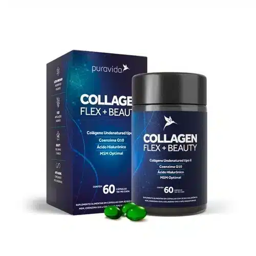 Collagen Flex + Beauty c/60 cps PURAVIDA - Empório Natural Mais