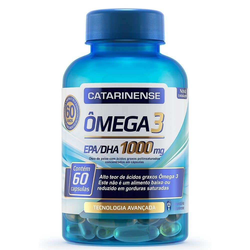 Omega 3 EPA/DHA C/60 cps 1000mg - Empório Natural Mais