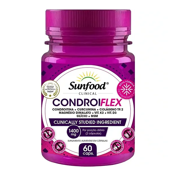 Condroiflex c/60 cps SUNFOOD - Empório Natural Mais