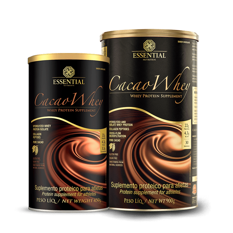 Whey Cacao Essential Nutrition 450g e 900g - Empório Natural Mais