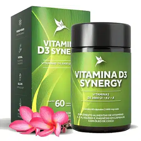 Vitamina D3 synergy c/60 cps PURAVIDA - Empório Natural Mais
